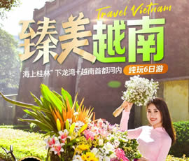 臻美越南—下龍灣、河內(nèi)休閑6日游